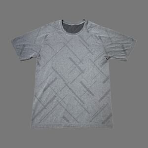Lululemon Mens Gray Geometric Active Tee Size M Athletic